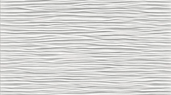 Настенная 3D Wall Wave White Matt 30.5x56